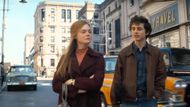 Elle Fanning and Timothée Chalamet in A Complete Unknown | Image via Searchlight Pictures
